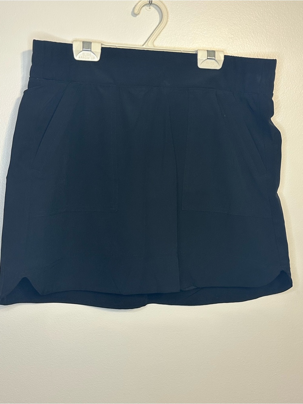 Women’s Black Skort with Front Pockets